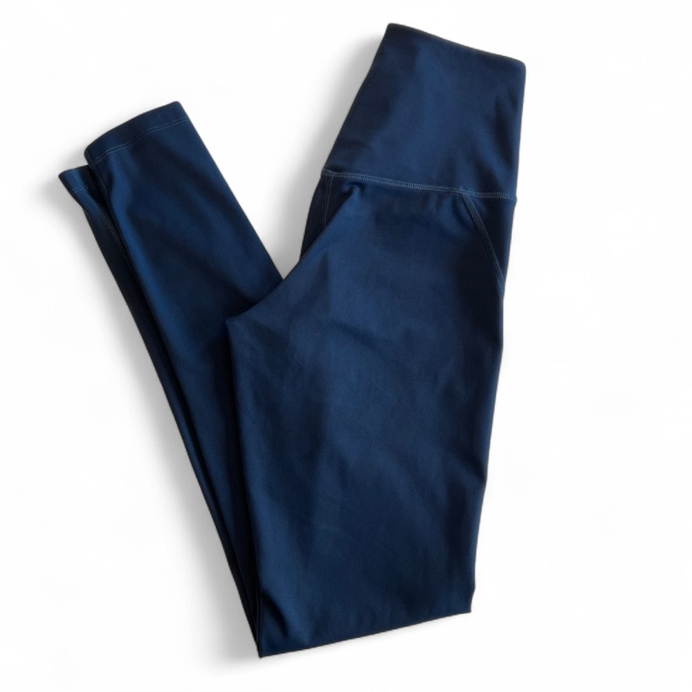 Girlfriend Collective Compressive High Waisted Legging - Midnight - Picture 7 of 10